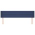 Cabecero de tela azul 203x16x78/88