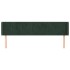 Cabecero de terciopelo verde oscuro 163x16x78/88