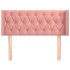 Cabecero de terciopelo rosa 93x16x78/88