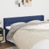 Cabecero de tela azul 183x16x78/88