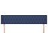 Cabecero de tela azul 183x16x78/88
