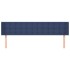 Cabecero de tela azul 183x16x78/88