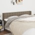 Cabecero de tela gris taupe 183x16x78/88