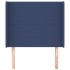 Cabecero con orejas de tela azul 93x16x118/128