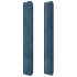 Cabecero con orejas de terciopelo azul oscuro 93x16x118/128