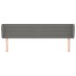 Cabecero de tela gris oscuro 183x23x78/88