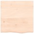 Encimera de baño madera maciza sin tratar 60x60x(2-4)