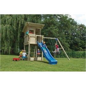 Beach Hut Parque Infantil + Columpio Doble
