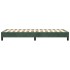 Estructura de cama sin colchón terciopelo verde oscuro