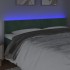 Cabecero con LED de terciopelo verde oscuro 180x5x78/88