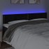 Cabecero con LED de terciopelo negro 200x5x78/88