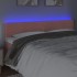 Cabecero con LED de terciopelo rosa 180x5x78/88