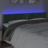 Cabecero con LED de terciopelo verde oscuro 180x5x78/88