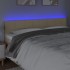 Cabecero con LED de tela color crema 180x5x78/88