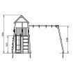 Belvedere XL Parque Infantil + Columpio Doble