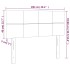 Cabecero con LED de terciopelo rosa 100x5x78/88