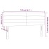 Cabecero con LED de terciopelo rosa 144x5x78/88