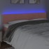 Cabecero con LED de terciopelo rosa 160x5x78/88