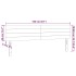 Cabecero con LED de terciopelo rosa 160x5x78/88