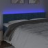 Cabecero con LED de terciopelo azul oscuro 180x5x78/88
