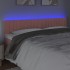 Cabecero con LED de terciopelo rosa 160x5x78/88