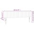 Cabecero con LED de terciopelo rosa 160x5x78/88