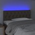 Cabecero con LED de tela gris taupe 100x7x78/88
