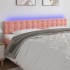 Cabecero con LED de terciopelo rosa 200x5x78/88
