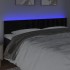 Cabecero con LED de terciopelo negro 180x5x78/88