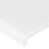 Cabecero con LED cuero sintético blanco 93x16x78/88
