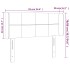 Cabecero con LED de tela gris taupe 93x16x78/88