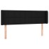 Cabecero con LED de tela negro 147x16x78/88