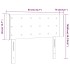 Cabecero con LED cuero sintético gris 83x16x78/88