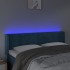 Cabecero con LED de terciopelo azul oscuro 147x16x78/88