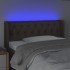 Cabecero con LED de tela gris taupe 103x16x78/88