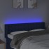Cabecero con LED de tela azul 147x16x78/88