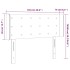 Cabecero con LED de terciopelo gris claro 103x16x78/88