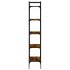 Librería de 5 estantes madera roble ahumado 56x31,5x174