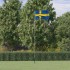 Mástil y bandera de Suecia aluminio 5,55
