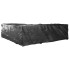 Fundas muebles jardín forma de L 2 uds 16 ojales 285x285x70