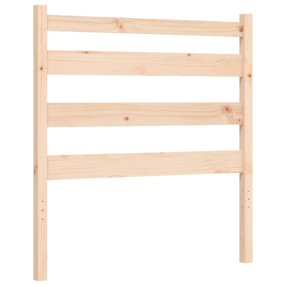 Estructura de cama sin colchón madera maciza de pino 90x200