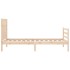 Estructura de cama con cabecero madera