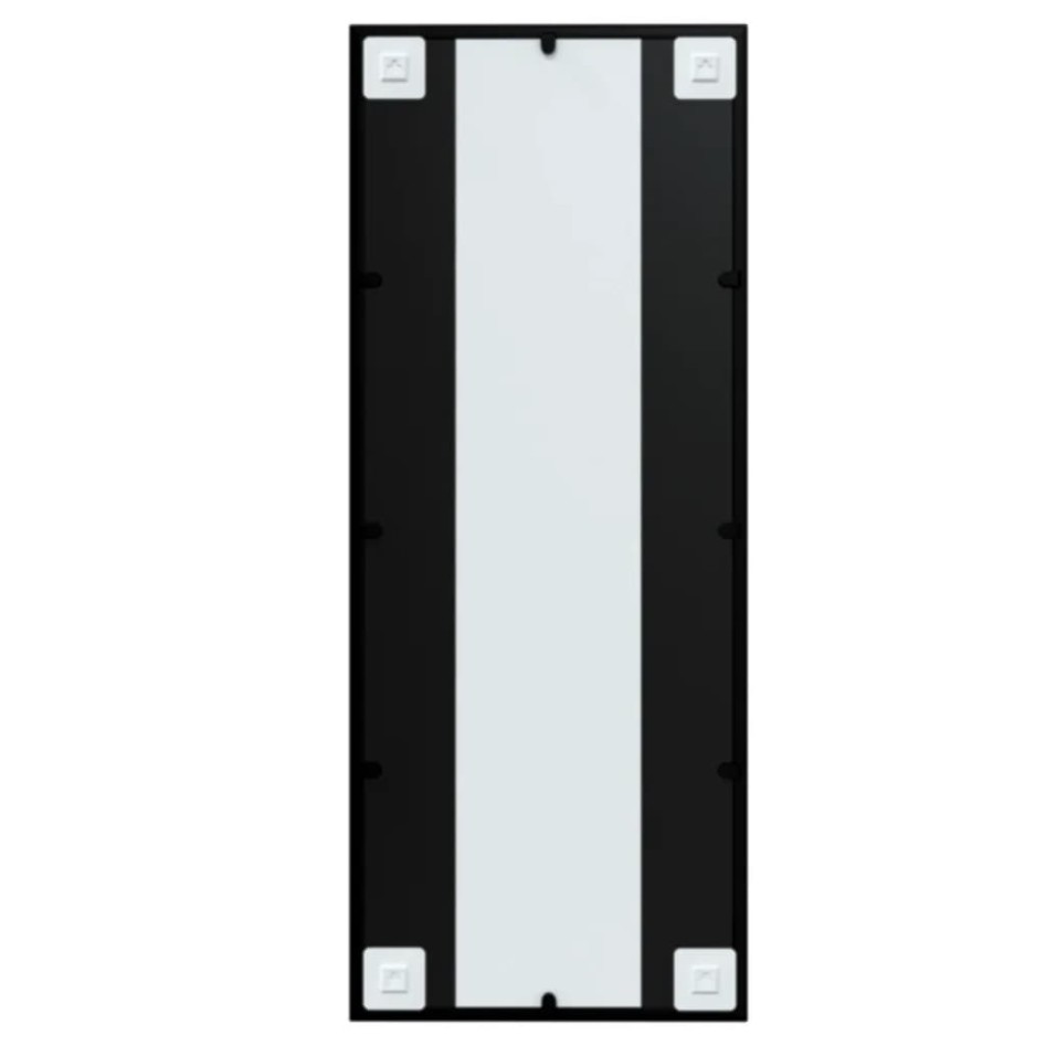 Espejo de pared metal negro 100x40