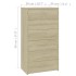 Aparador 6 cajones contrachapada color roble Sonoma 50x34x96