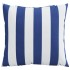 Cojines 4 unidades tela a rayas azul y blanco 60x60