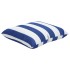 Cojines 4 unidades tela a rayas azul y blanco 60x60