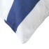 Cojines 4 unidades tela a rayas azul y blanco 60x60
