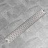 Desagüe lineal de ducha 830x140 mm acero