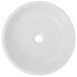 Lavabo redondo de cerámica blanco 42x12