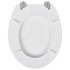 Asiento inodoro con tapas 2 piezas MDF